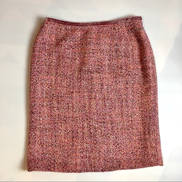 Cynthia Steffe Dresses & Skirts - Pink Tweed Pencil Skirt Cynthia Steffe
